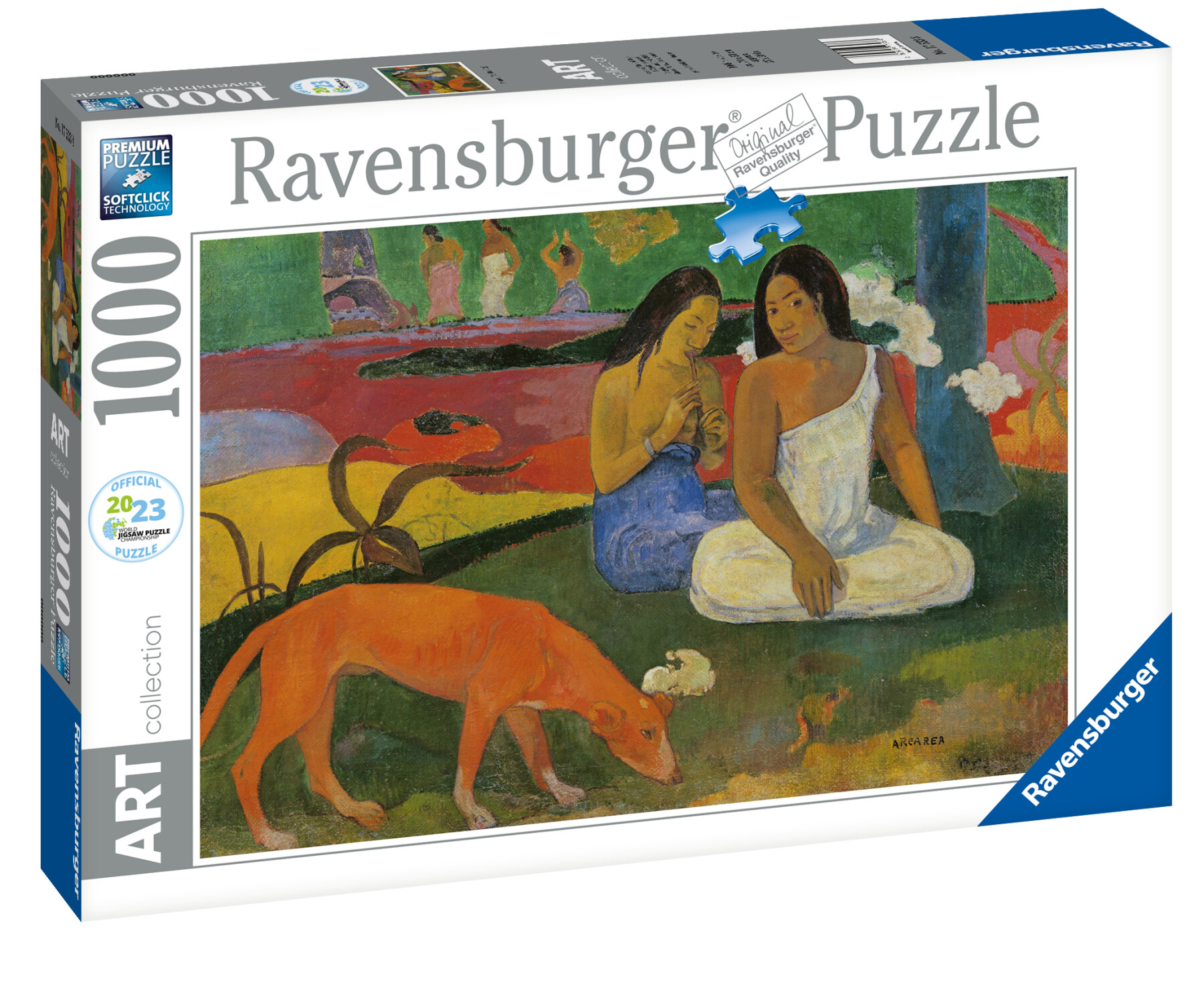 Ravensburger - puzzle gauguin: arearea, art collection, 1000 pezzi, puzzle adulti - RAVENSBURGER