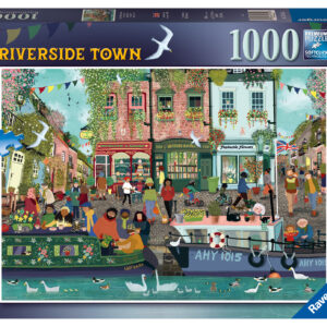 Ravensburger - puzzle lungo il fiume, 1000 pezzi, puzzle adulti - RAVENSBURGER