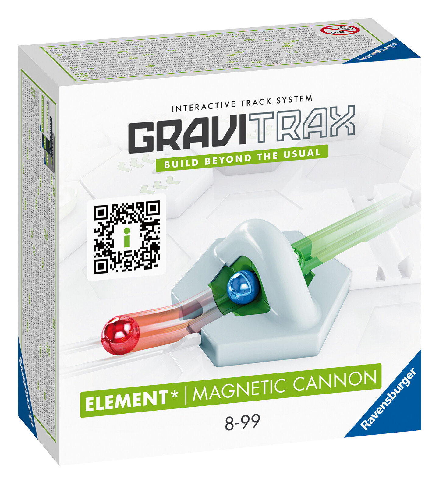 Ravensburger gravitrax magnetic cannon, gioco innovativo ed educativo stem, 8+ anni, accessorio - GRAVITRAX
