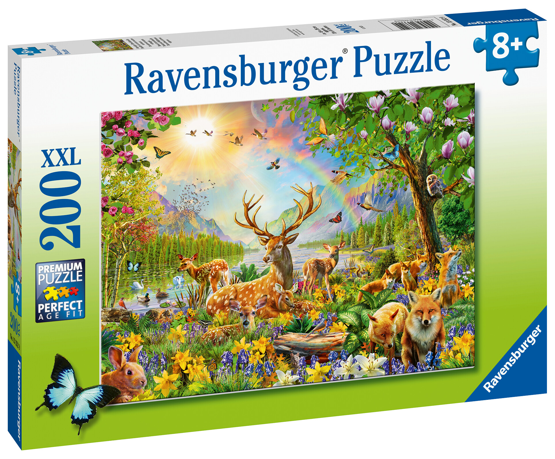 Ravensburger - puzzle incantevole natura selvaggia, 200 pezzi xxl, età raccomandata 8+ anni - RAVENSBURGER