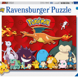 Ravensburger - puzzle pokémon, 100 pezzi xxl, età raccomandata 6+ anni - POKEMON, RAVENSBURGER