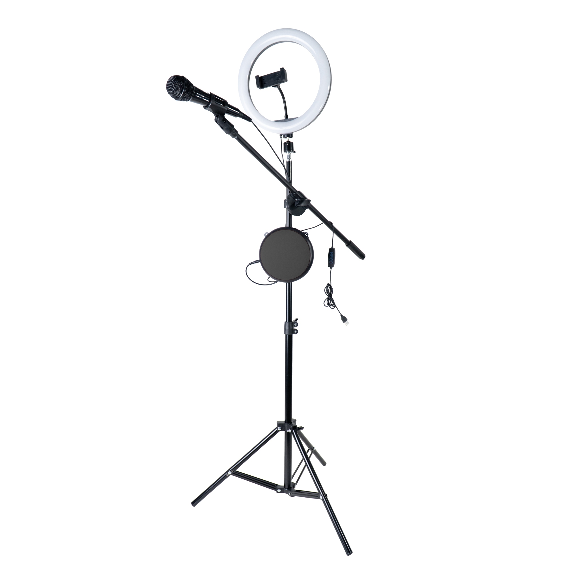 Stage microphone and ring light - SUPERSTAR