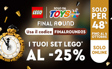 Usa il codice FINALROUND25, per te -25% sui set LEGO