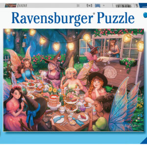 Ravensburger - puzzle merenda tra fate, 300 pezzi xxl, età raccomandata 9+ anni - RAVENSBURGER