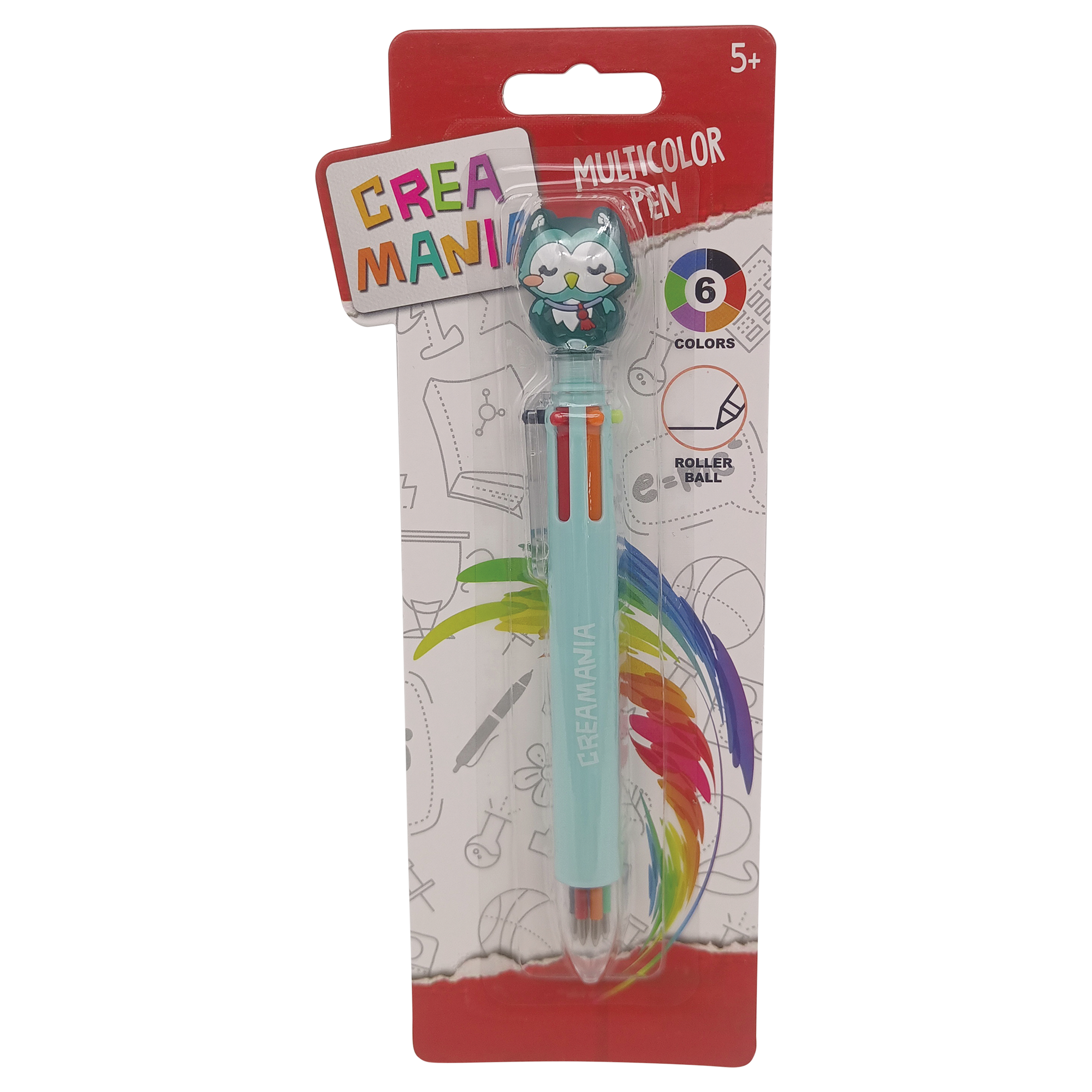 Multicolor pen 6 in 1 - CREA MANIA
