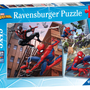 Ravensburger - puzzle spiderman, collezione 3x49, 3 puzzle da 49 pezzi, età raccomandata 5+ anni - RAVENSBURGER, Avengers, Spiderman