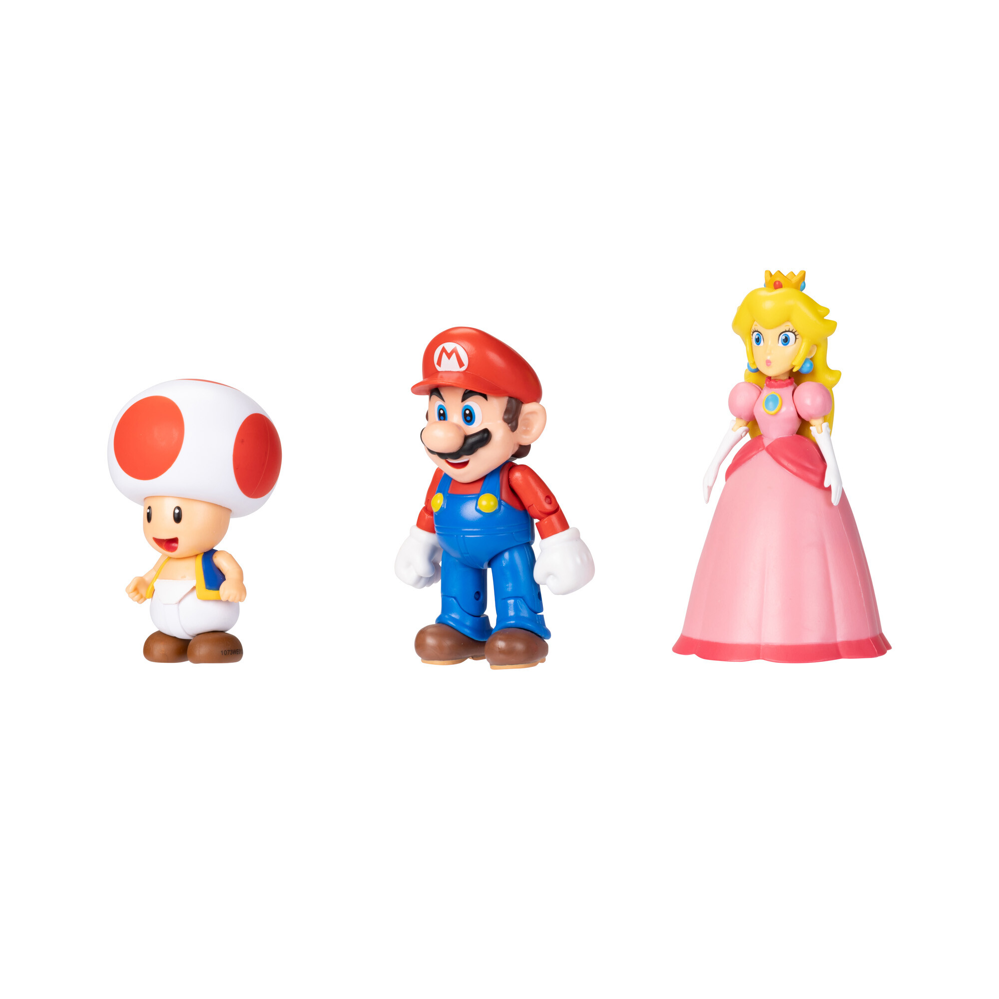 Nintendo super mario personaggi articolati 10 cm, pacco da 3 - NINTENDO, Super Mario