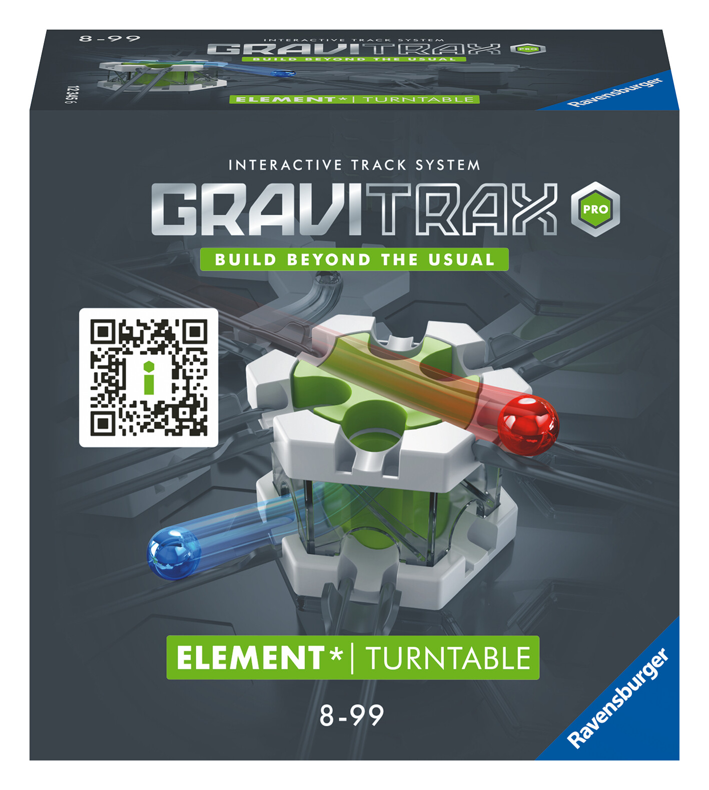 Ravensburger gravitrax professional turntable - cambiadirezione, gioco innovativo ed educativo stem, 8+ anni, accessorio - GRAVITRAX