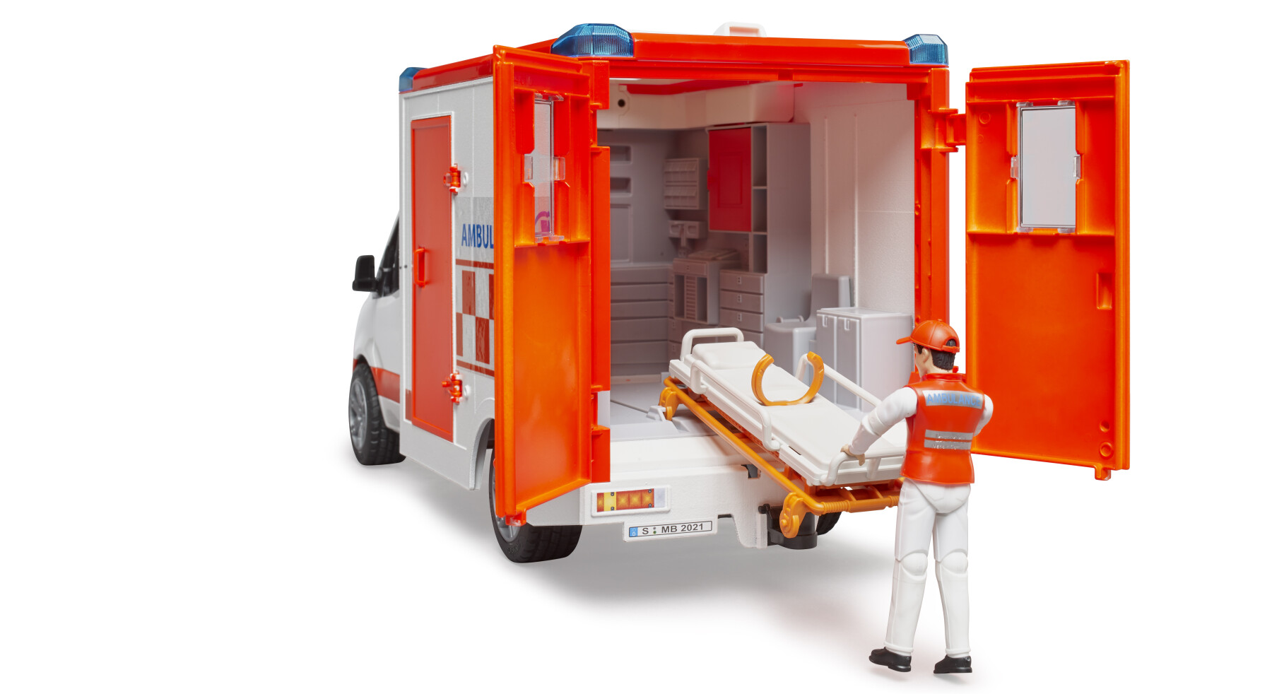 Ambulanza mb sprinter con autista, barella e accessori - 