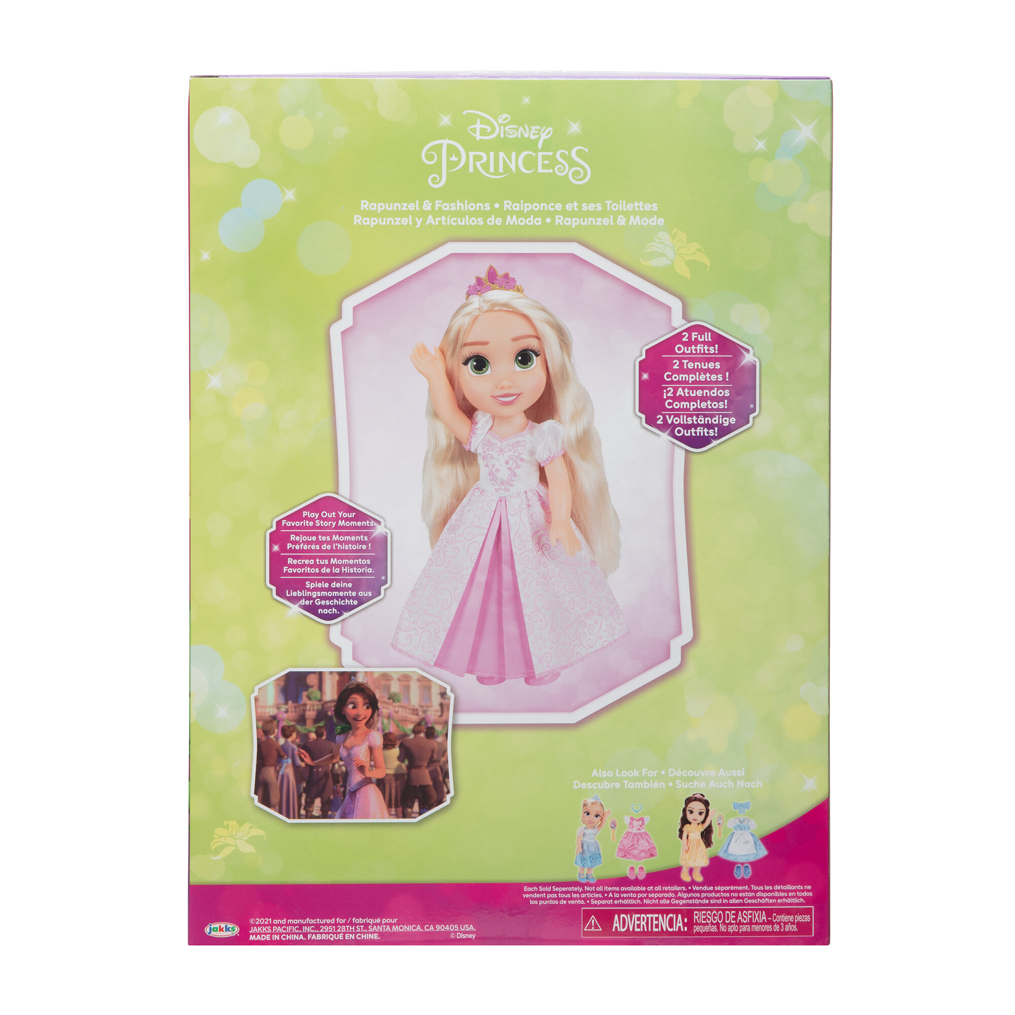 Disney princess bambola da 38 cm di rapunzel con accessori - DISNEY PRINCESS