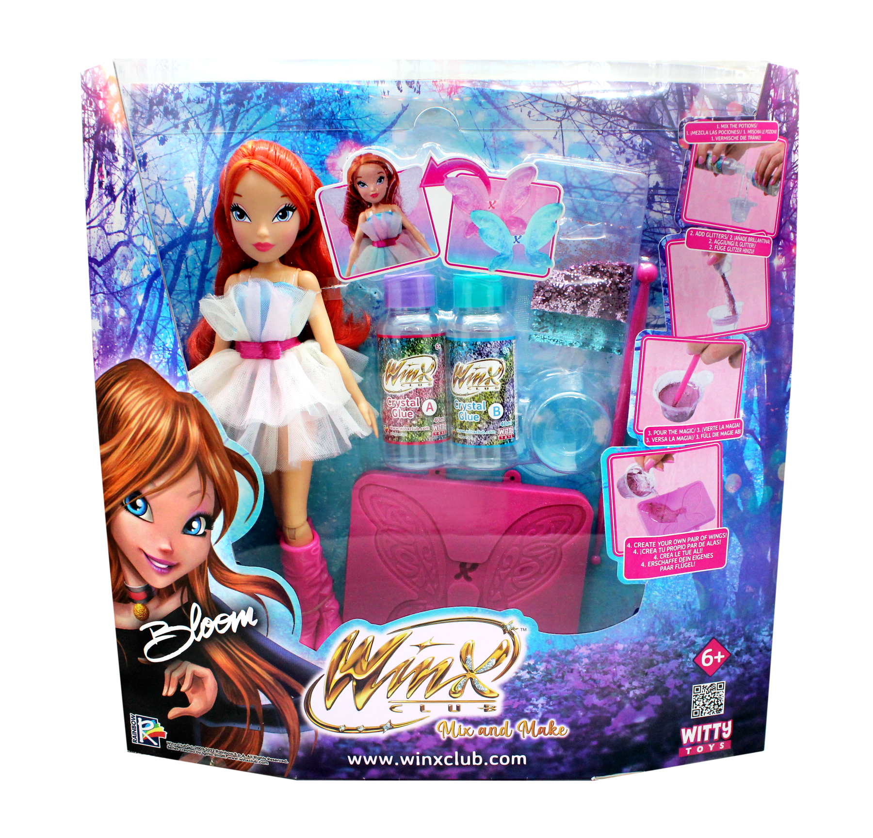 Winx doll - bambola "mix e make" personaggio bloom alta cm 23 - WINX