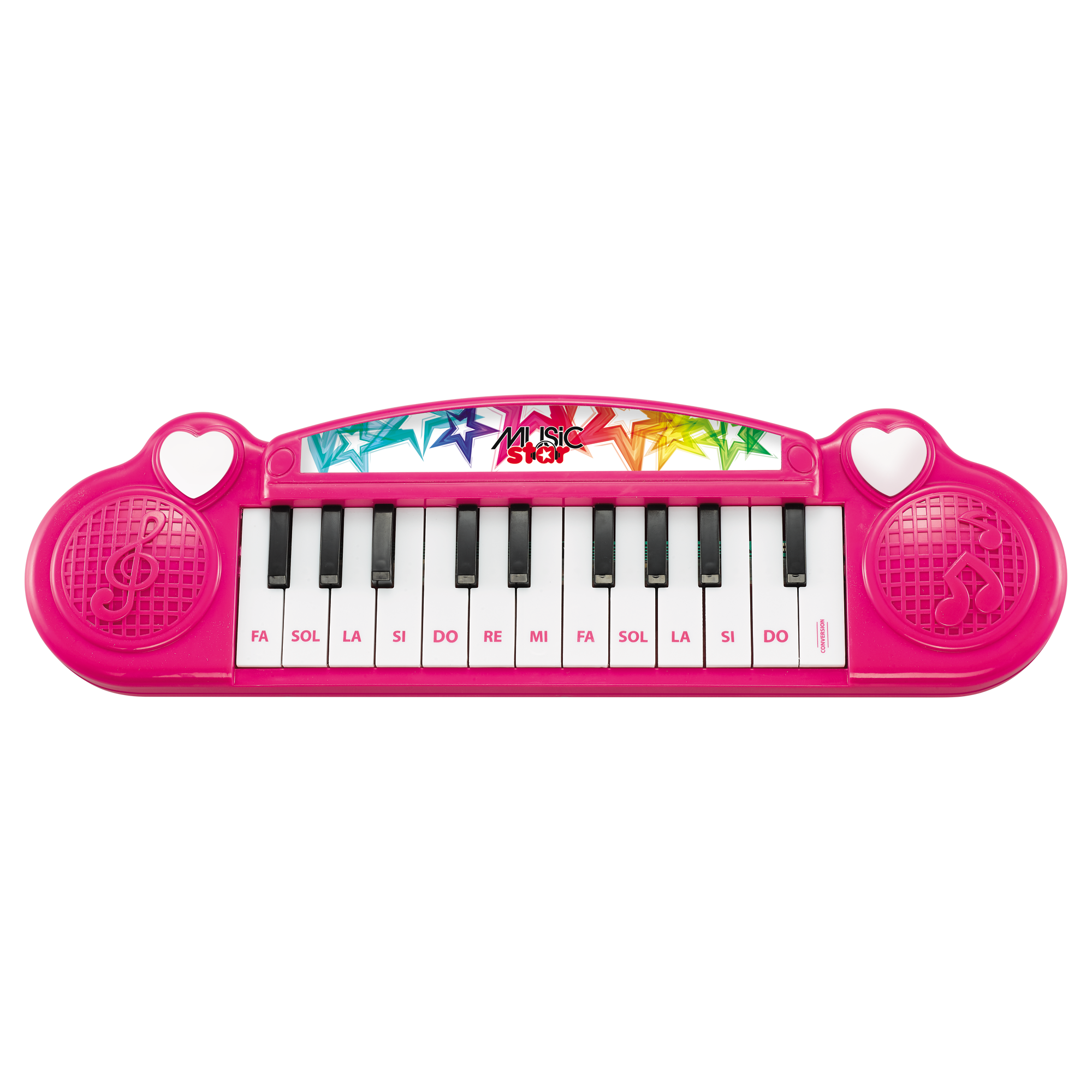 Electronic keyboard and butterfly microphone - MUSIC STAR