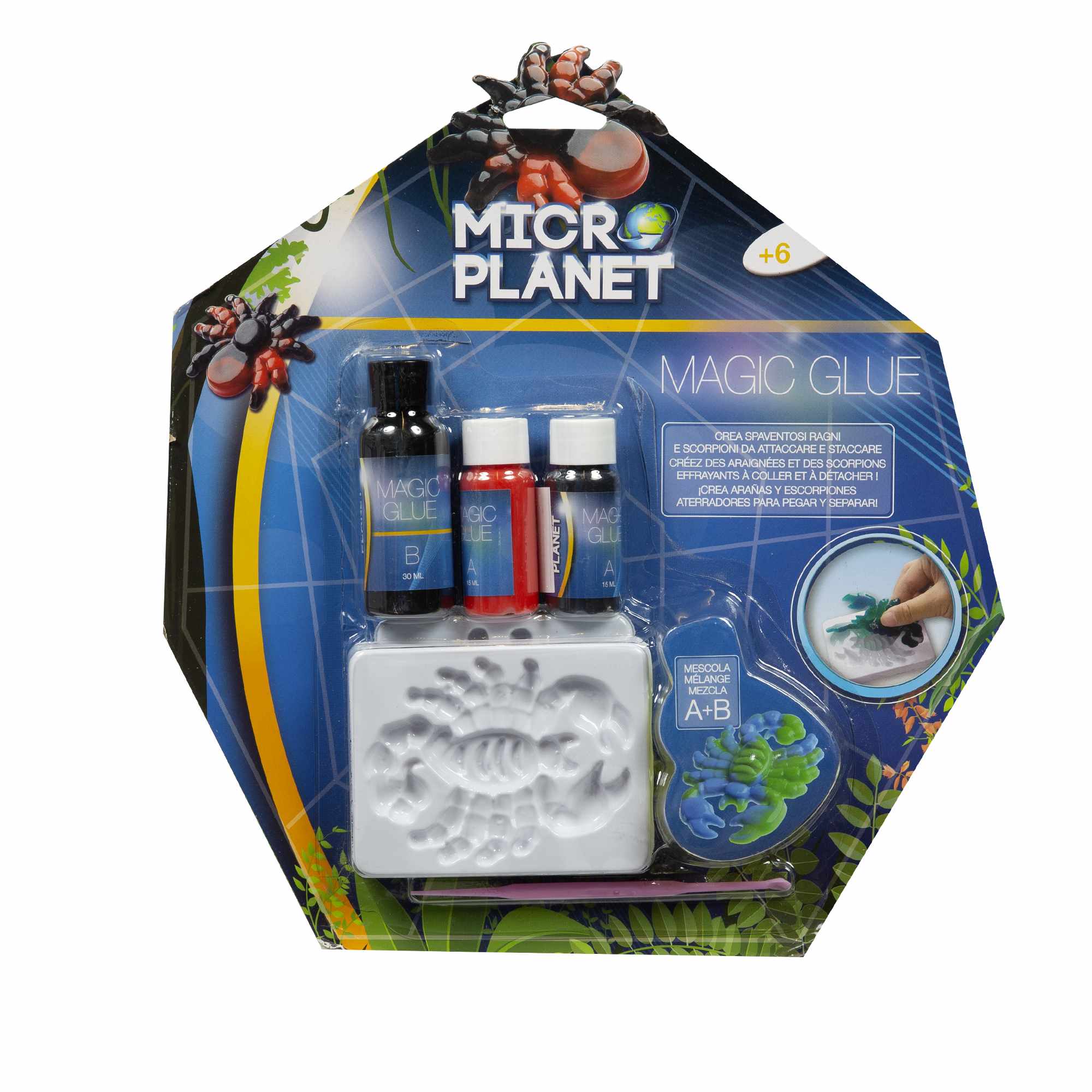 Magic glue - colla magica ragni e scorpioni - MICRO PLANET