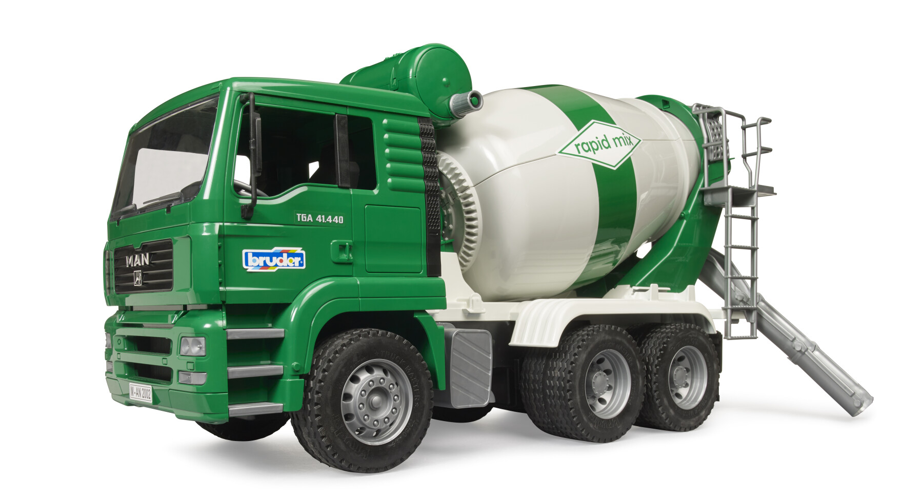 Camion betoniera man tga, scala 1:16, prodotto in materie plastiche pregiate - 