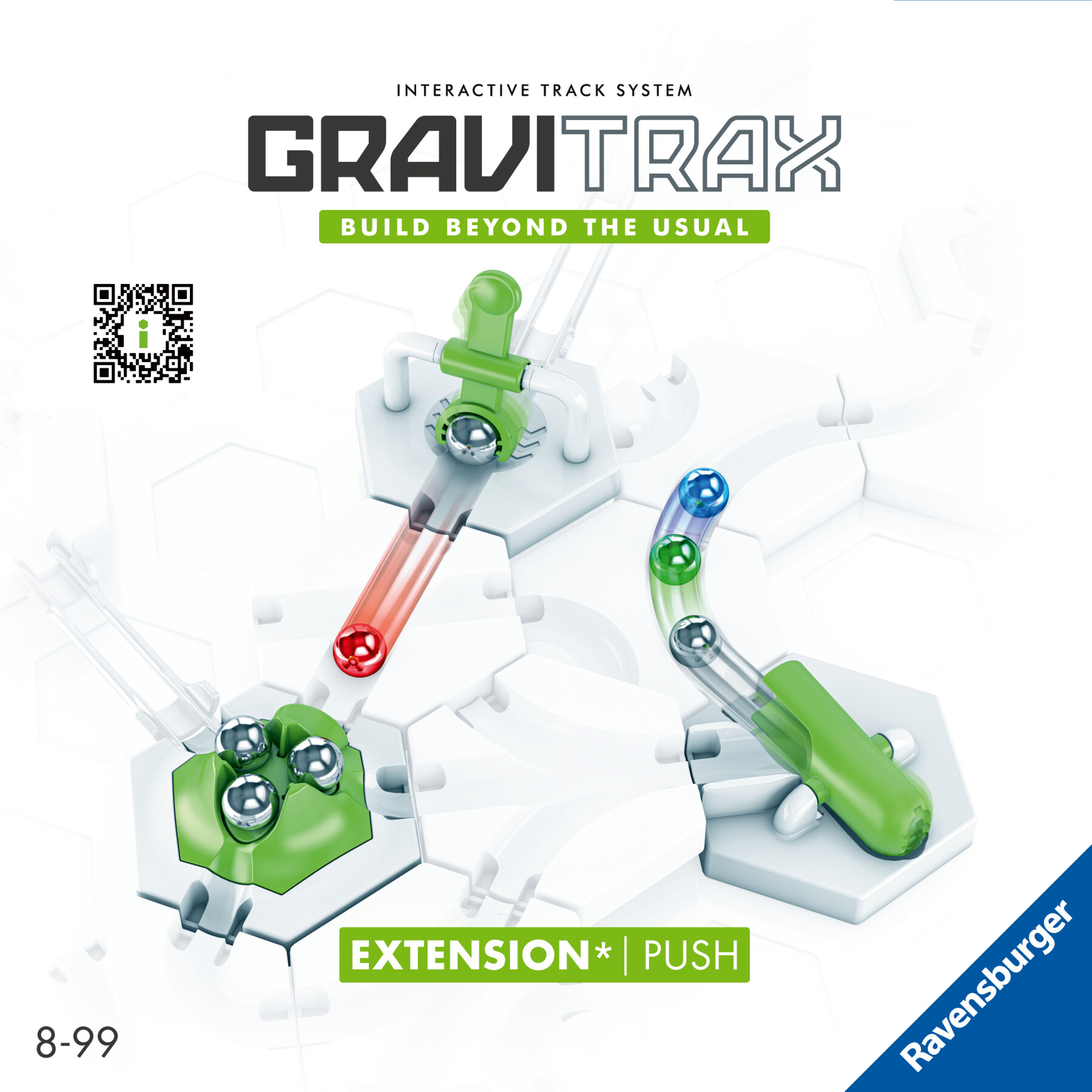 Ravensburger gravitrax push, gioco innovativo ed educativo stem, 8+ anni, accessorio - GRAVITRAX