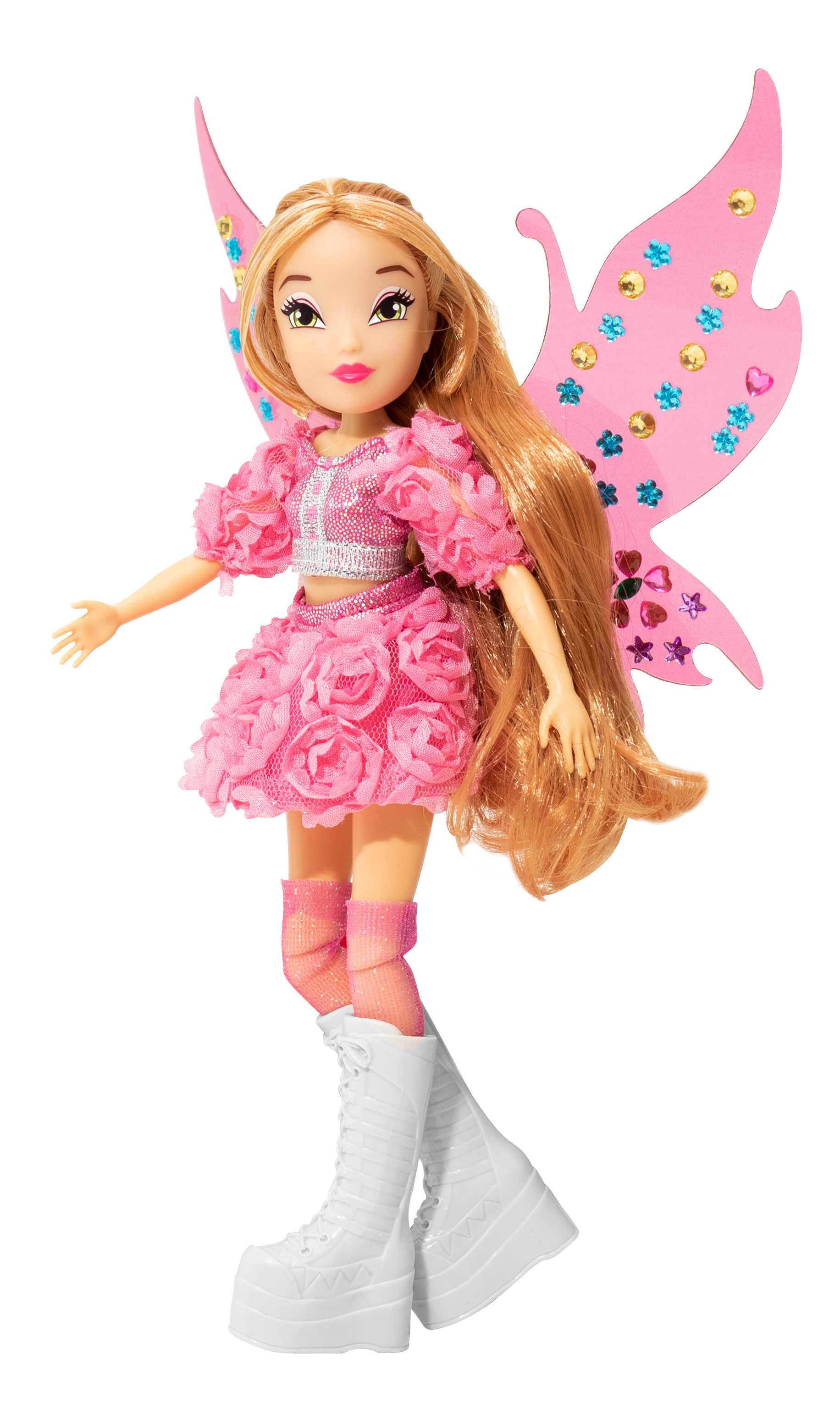 Winx doll - bambola bling the wings personaggio flora alta cm 23 - WINX