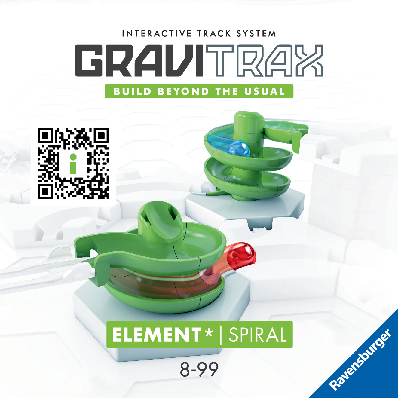 Ravensburger gravitrax spiral, gioco innovativo ed educativo stem, 8+ anni, accessorio - GRAVITRAX