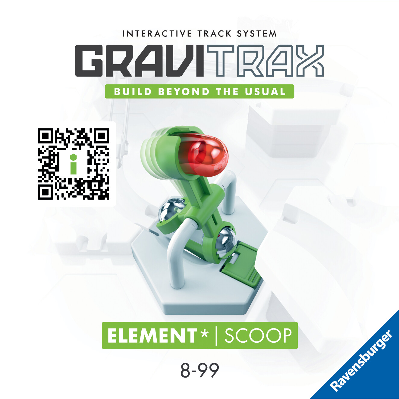 Ravensburger gravitrax scoop, gioco innovativo ed educativo stem, 8+ anni, accessorio - GRAVITRAX