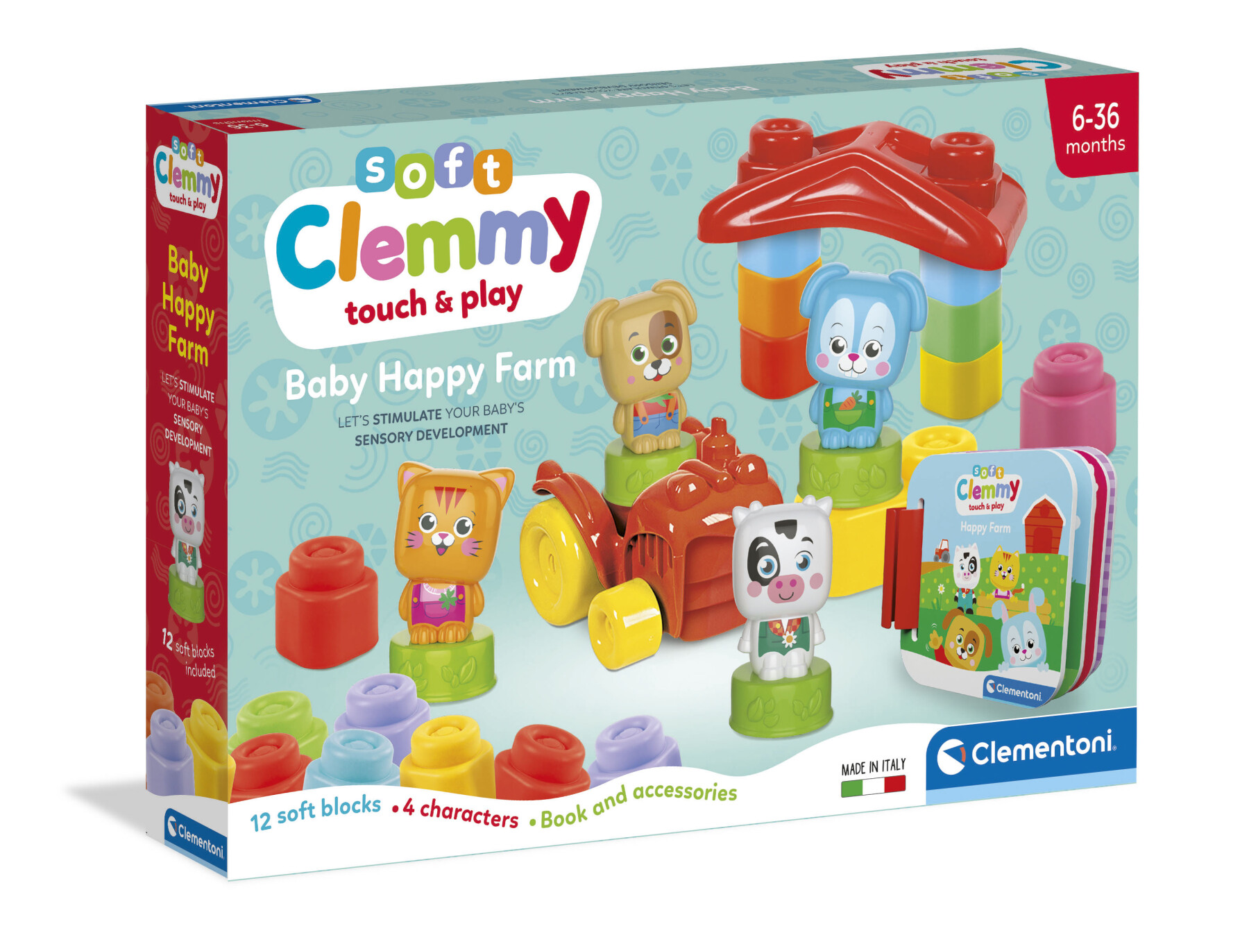 Soft clemmy - baby happy farm - CLEMENTONI