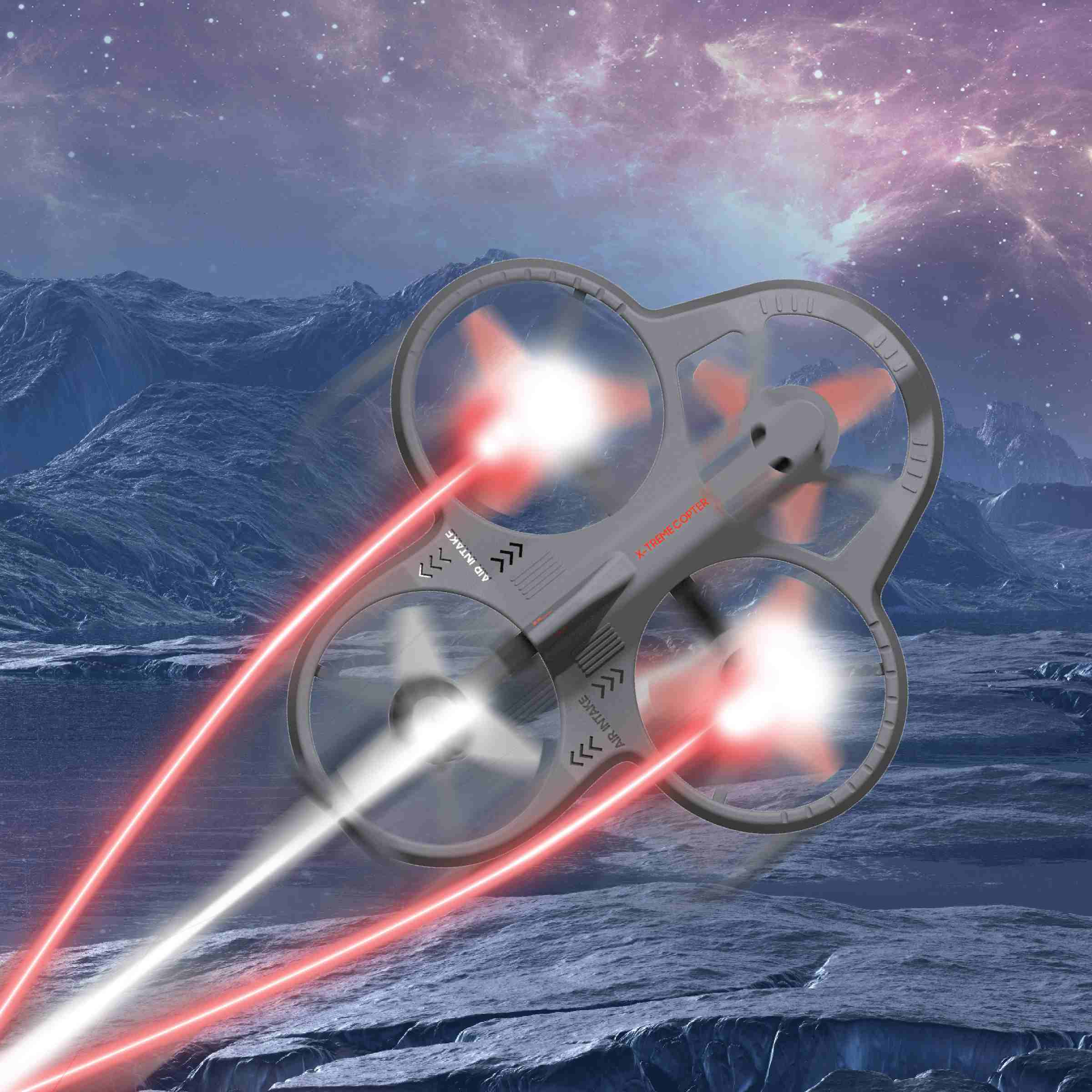 Drone stunt glow led 5 inch - Sharper Image