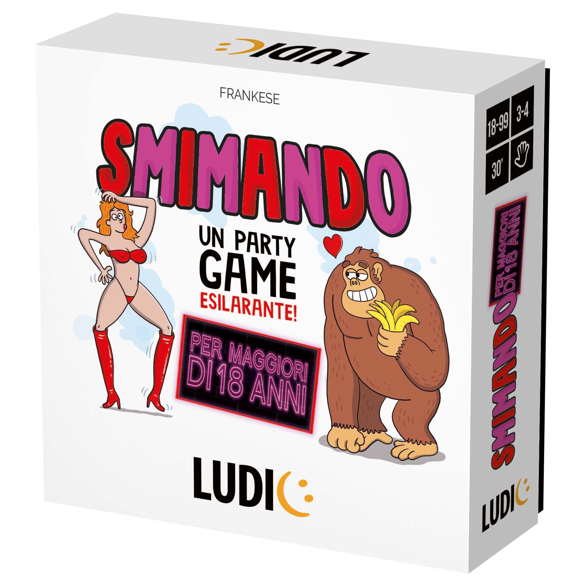Smimando 18.	un party game esilarante!	made in italy - LUDIC