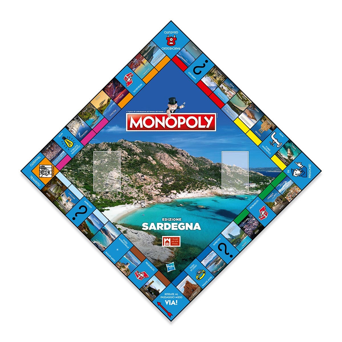 Winning moves - monopoly - i borghi più belli d'italia - sardegna - MONOPOLY