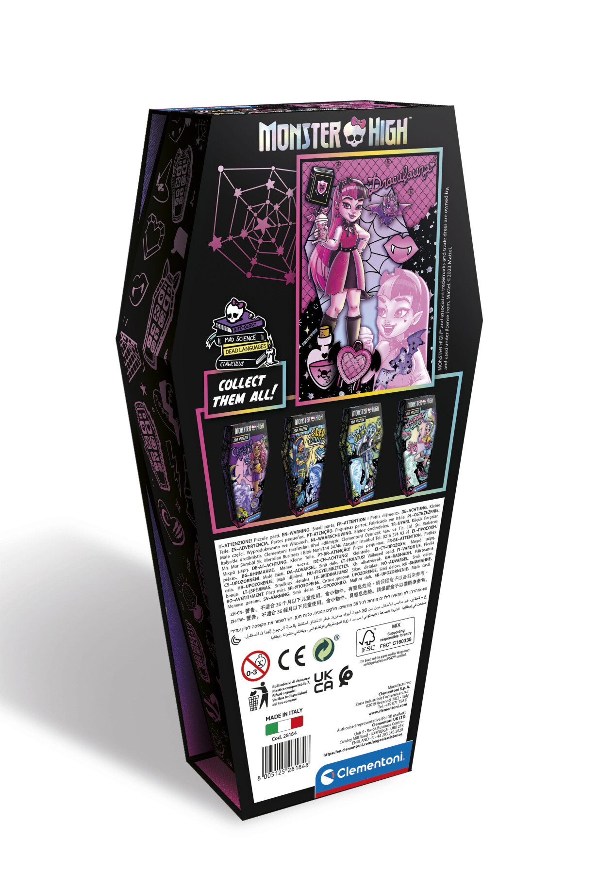 Puzzle monster high draculaura 150 pezzi - 