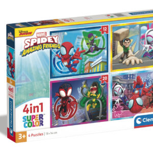 Puzzle 4in1 marvel spidey and friends - 