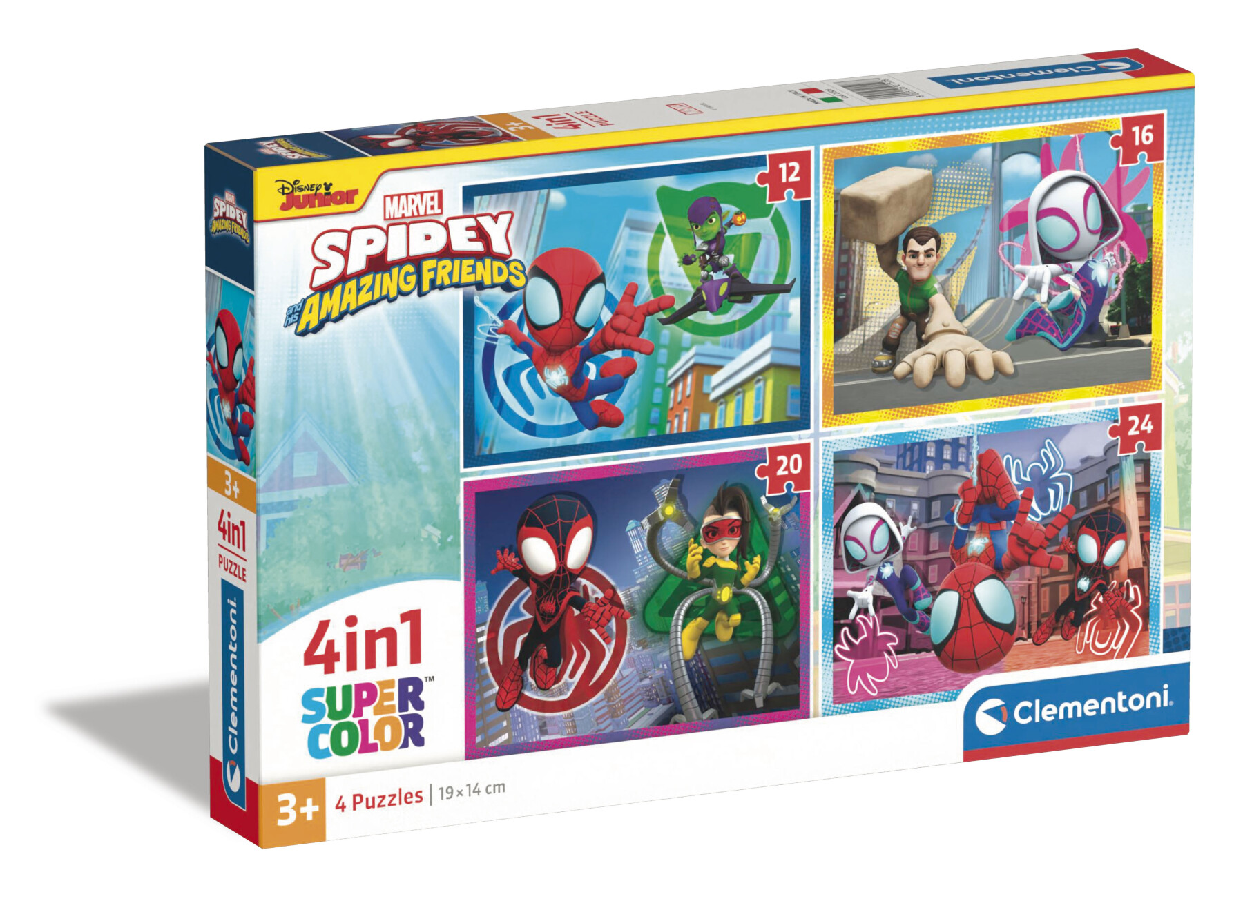 Puzzle 4in1 marvel spidey and friends - 