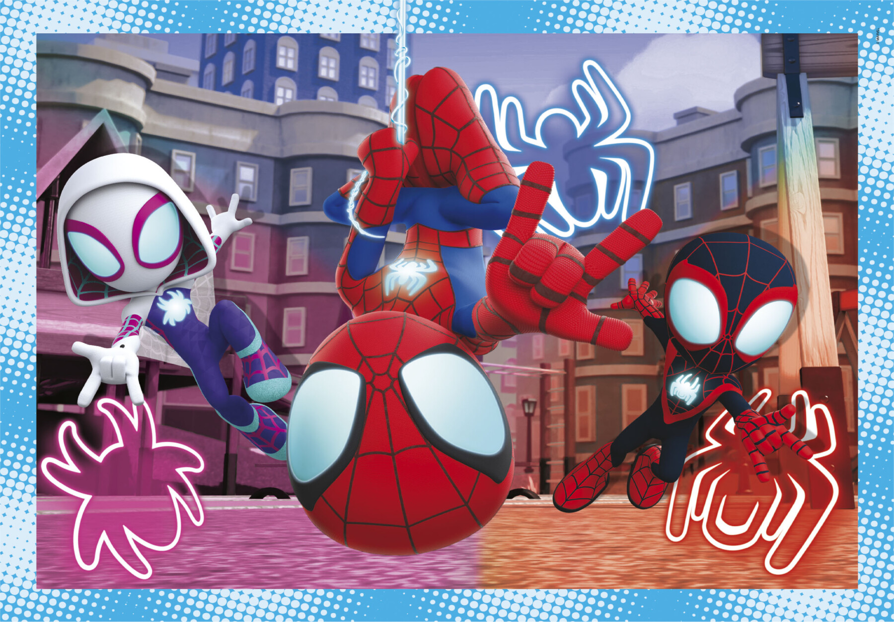 Puzzle 4in1 marvel spidey and friends - 