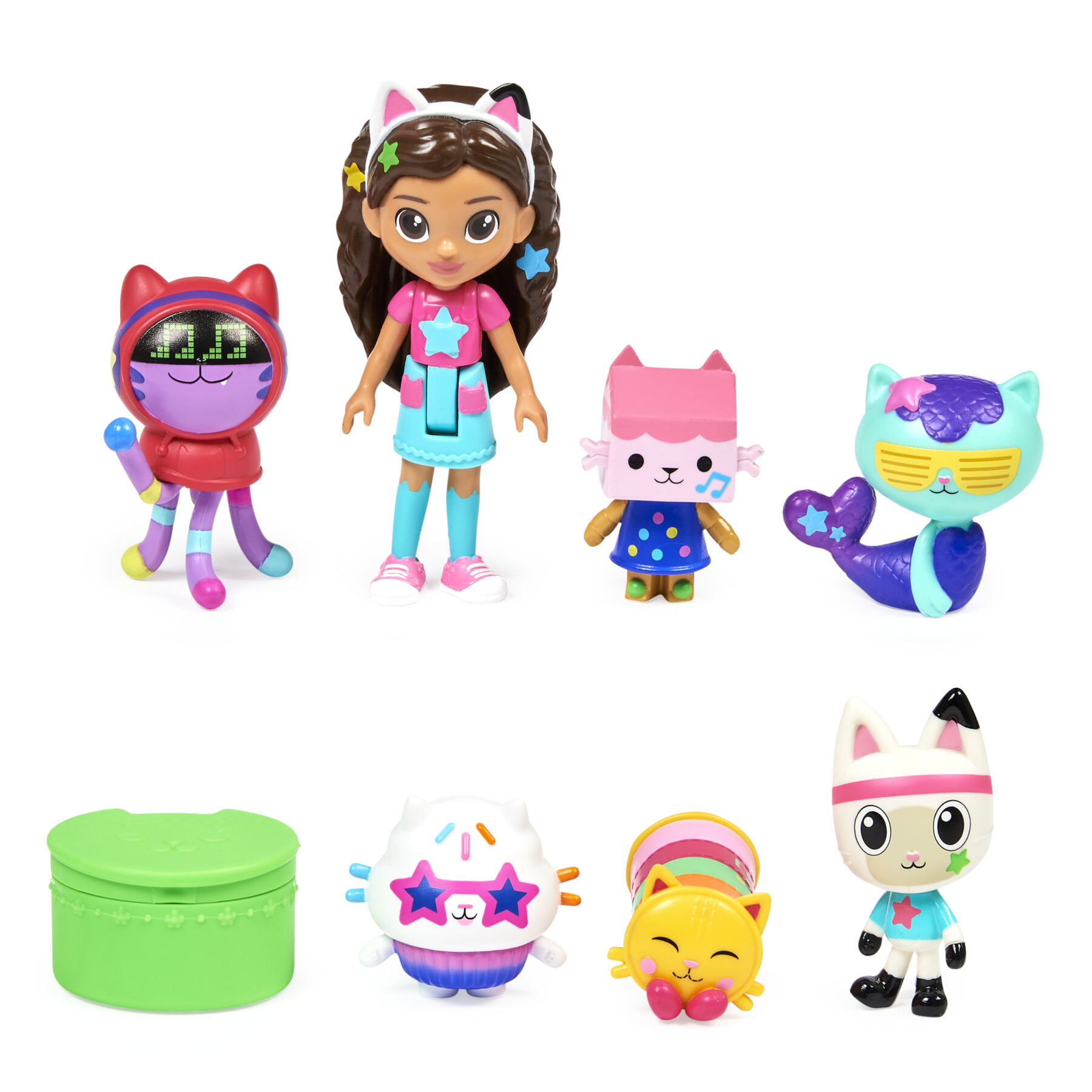 Gabby's dollhouse, set di personaggi a tema festa da ballo con bambola di  gabby, 6 gatti giocattolo e accessori, per bambini dai 3 anni in su. - Toys  Center