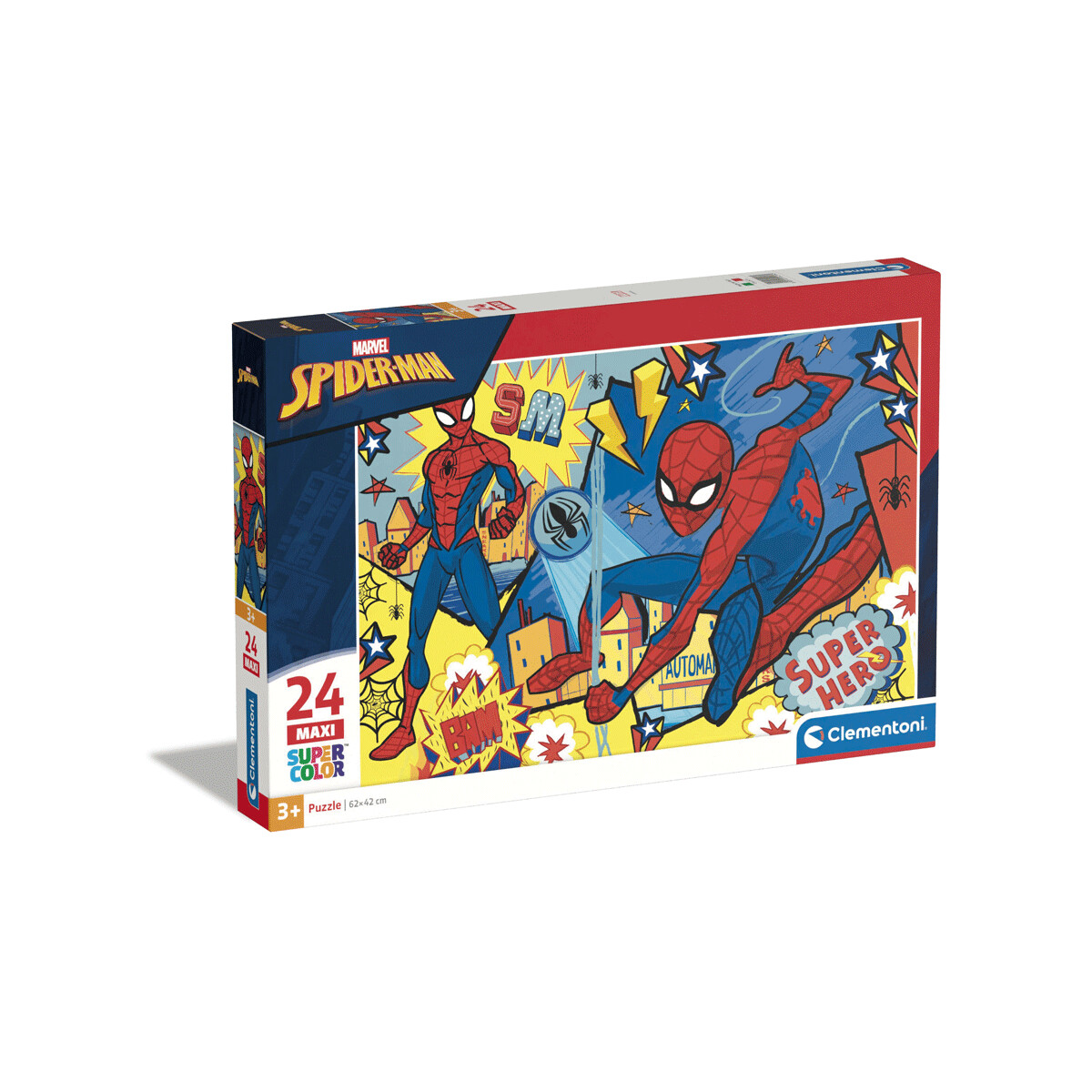 Puzzle 24 maxi pezzi marvel spiderman - CLEMENTONI