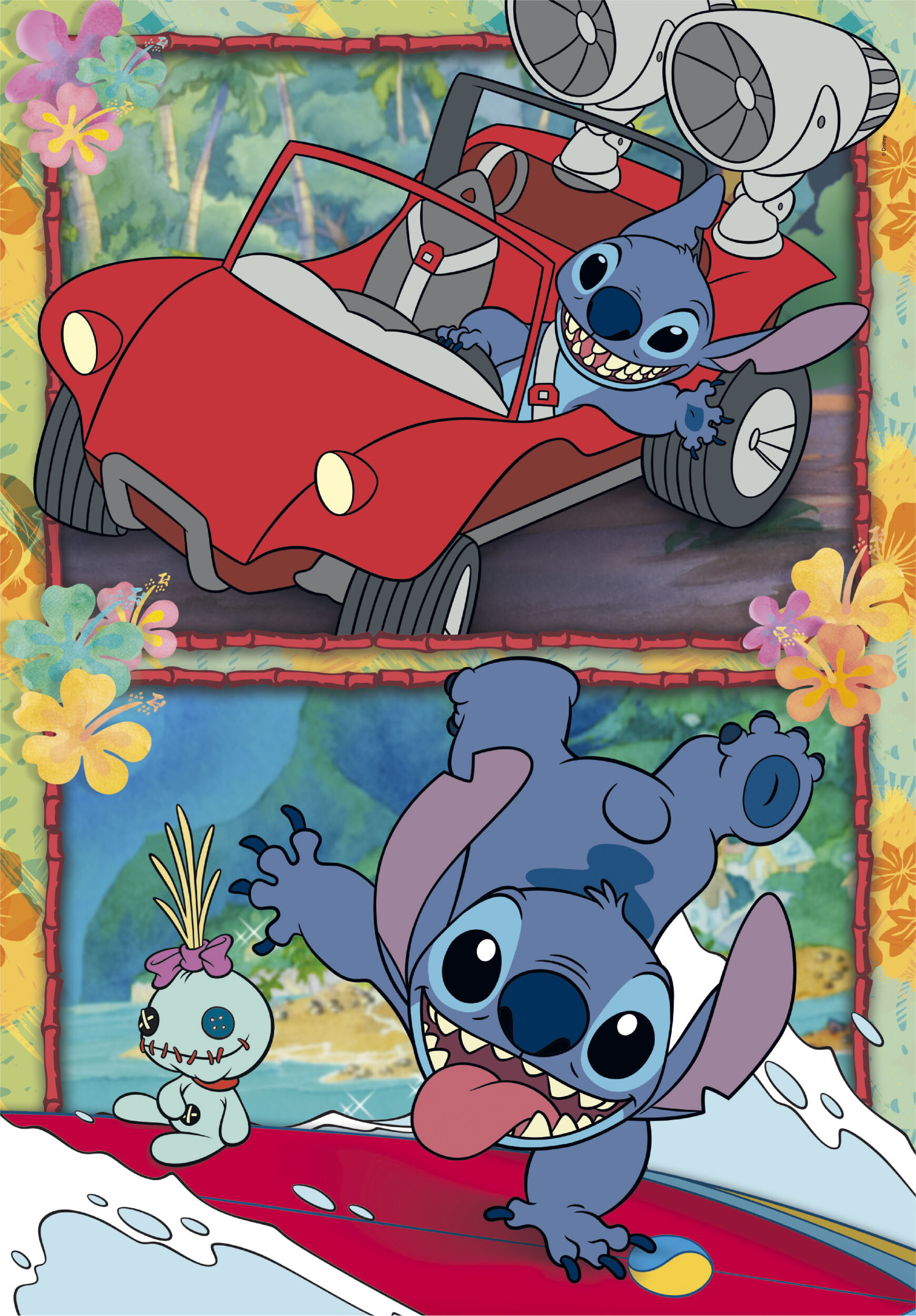 Puzzle 104 super stitch - Disney Stitch