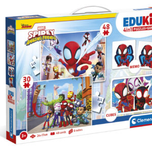 Edukit 4 in 1 marvel spidey and friends - CLEMENTONI