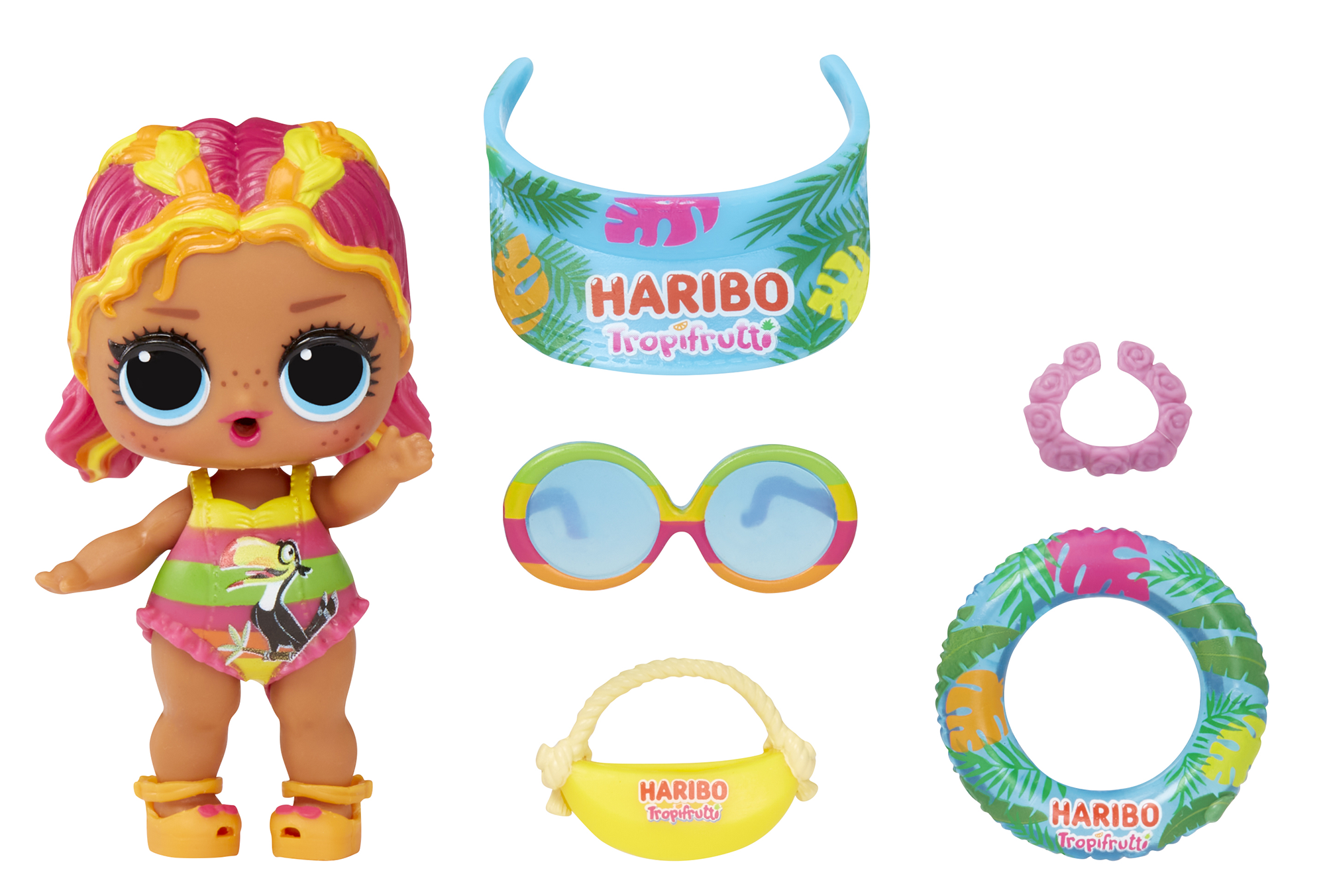 Lol surprise - loves mini sweets serie x haribo - include 1 bambola a tema caramelle e accessori divertenti - LOL