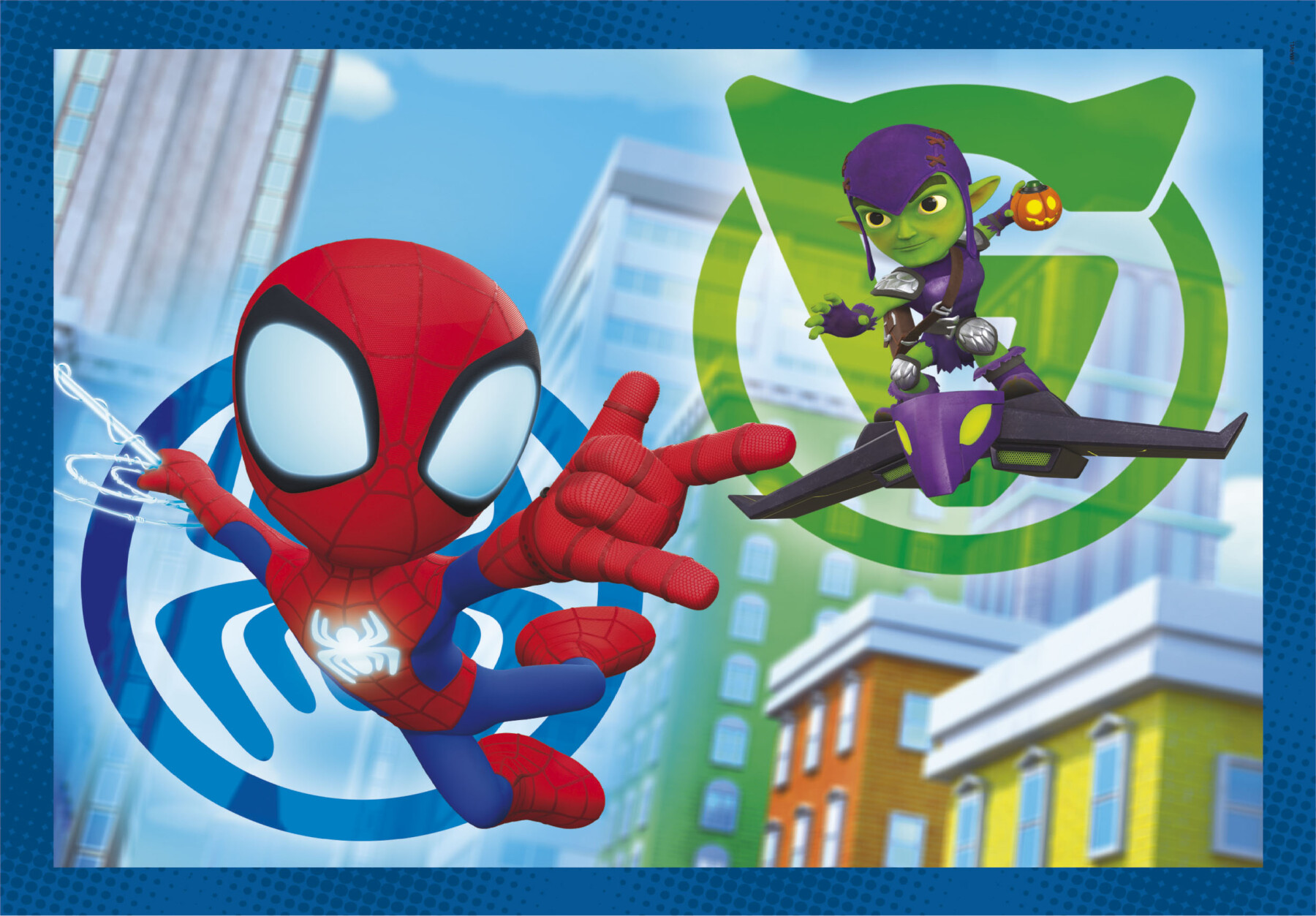 Puzzle 4in1 marvel spidey and friends - 