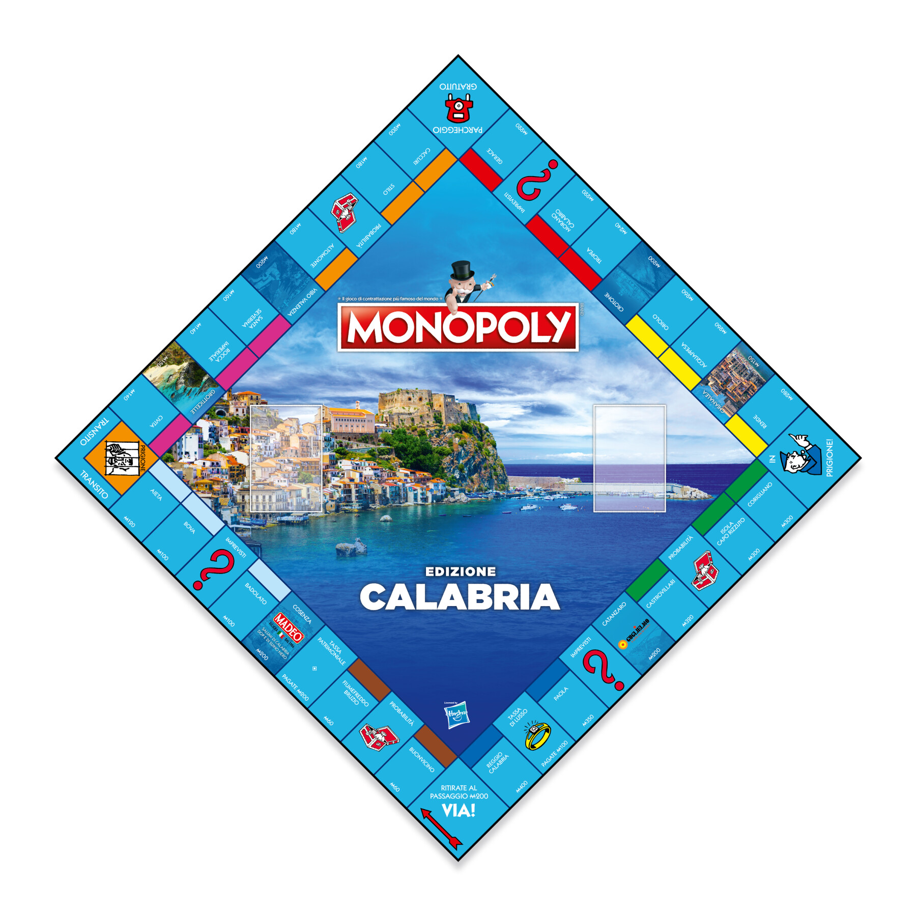 Winning moves - monopoly - i borghi più belli d'italia - calabria - MONOPOLY
