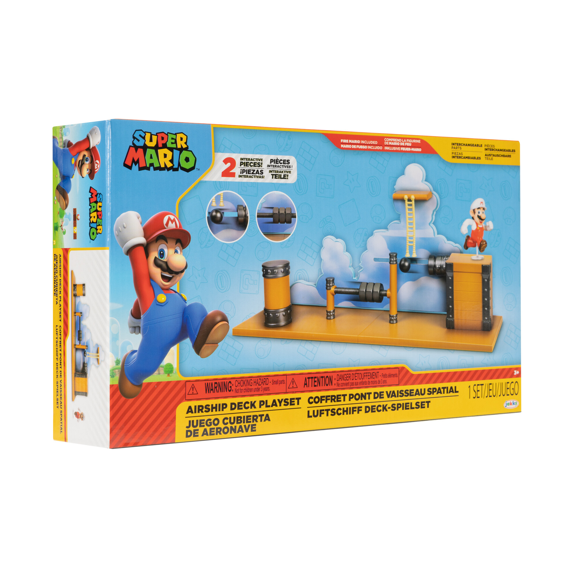 Super mario playset ponte dell'airship di bowser compatibile con gli altri payset nintendo - Super Mario
