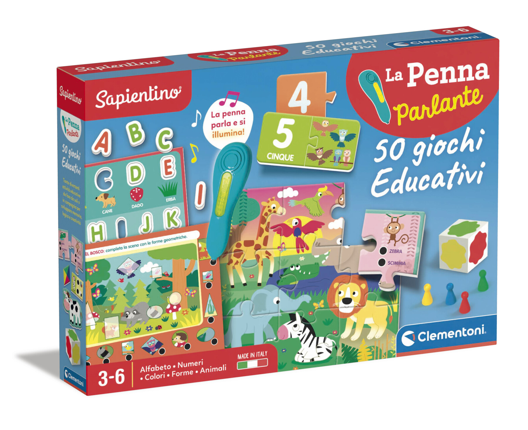 Sapientino - penna interattiva 50 giochi educativi - Toys Center