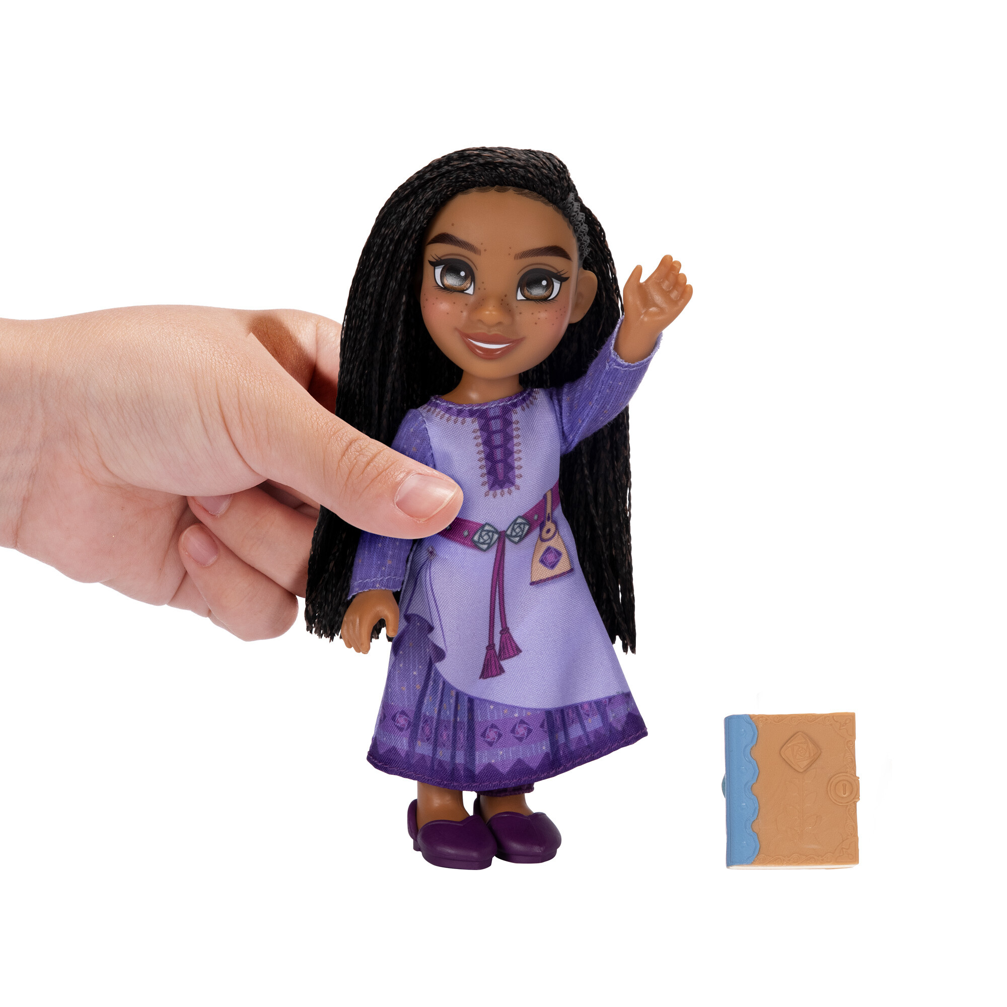 Disney wish - bambola di asha da 15cm articolata ed estremamente dettagliata - DISNEY PRINCESS, WISH