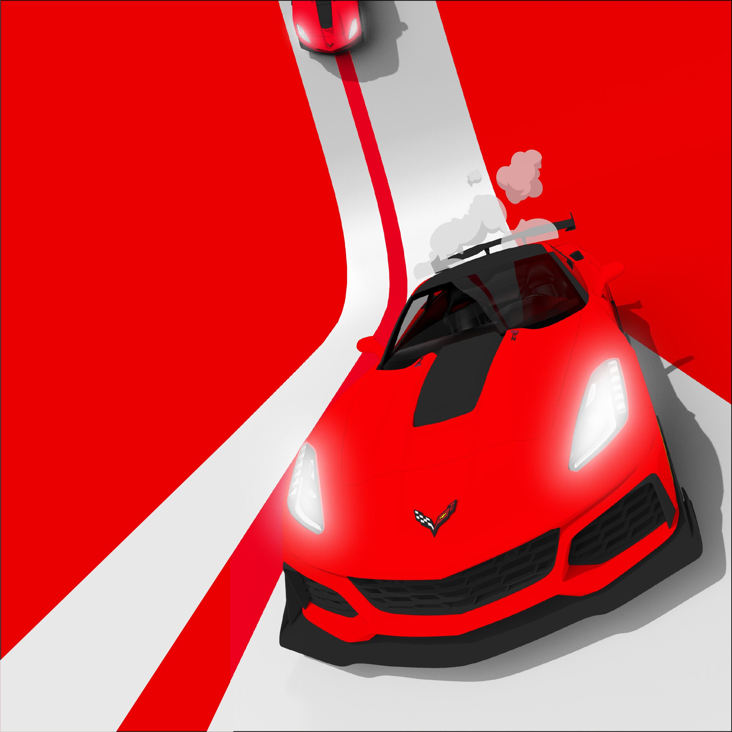 Corvette real drive - Sharper Image