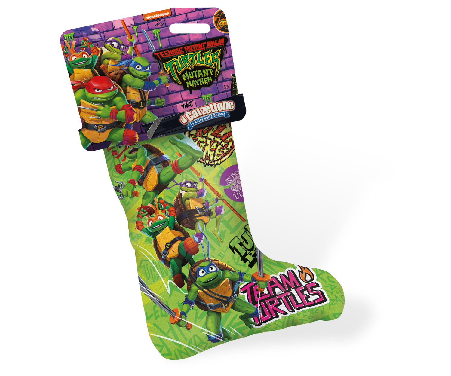 Giochi preziosi - l'originale calzettone delle tartarughe ninja - Turtles