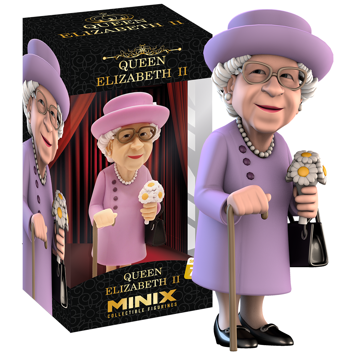 Minix collectible figurines - queen elizabeth ii - Toys Center