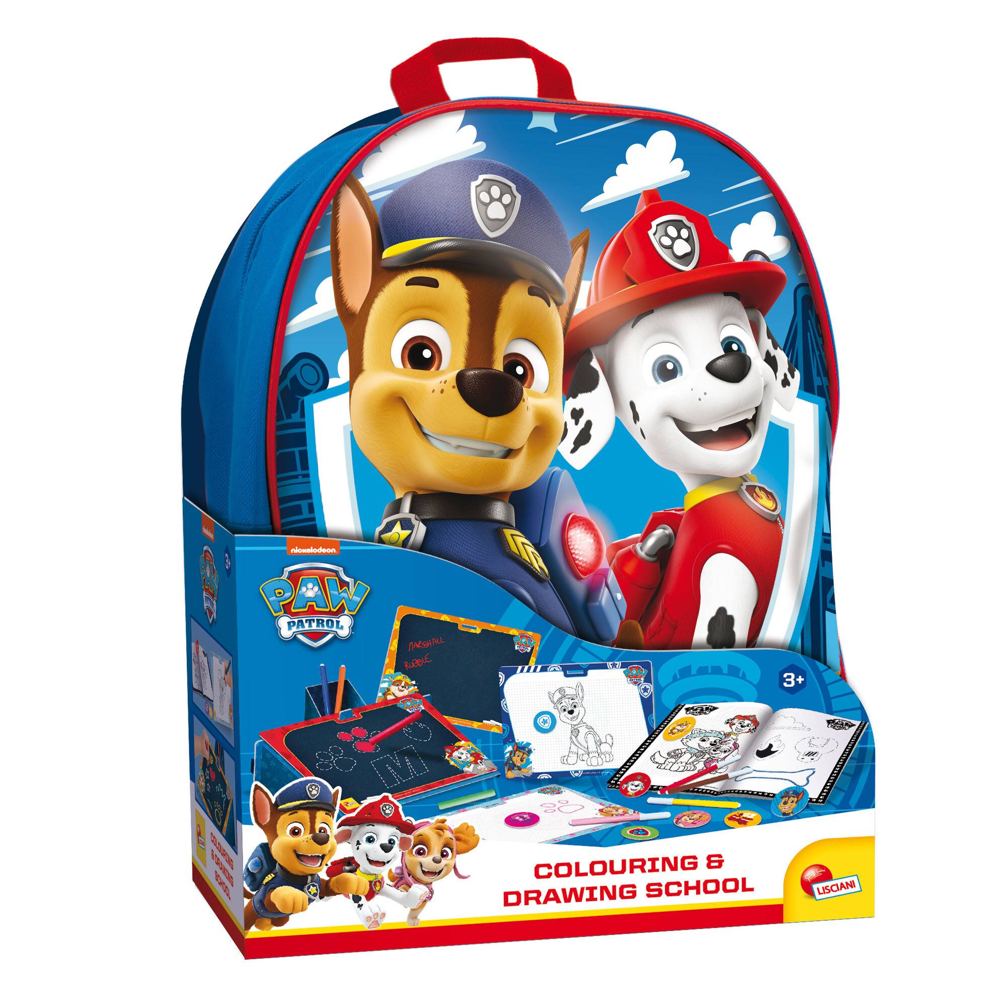 Paw patrol colouring & drawing school in a backpack - LISCIANI, Paw Patrol