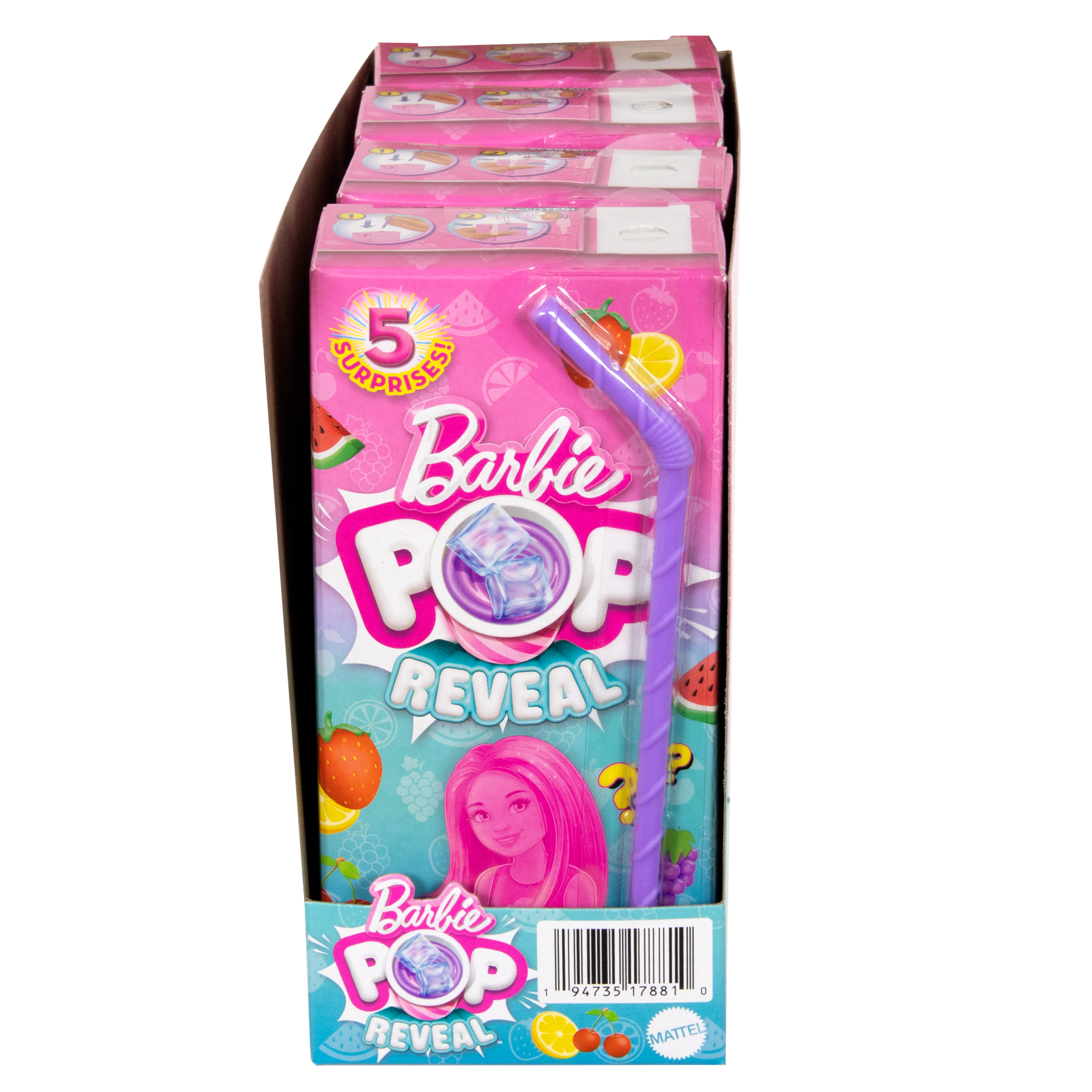 Barbie pop! reveal assortimento - serie succhi di frutta - Barbie
