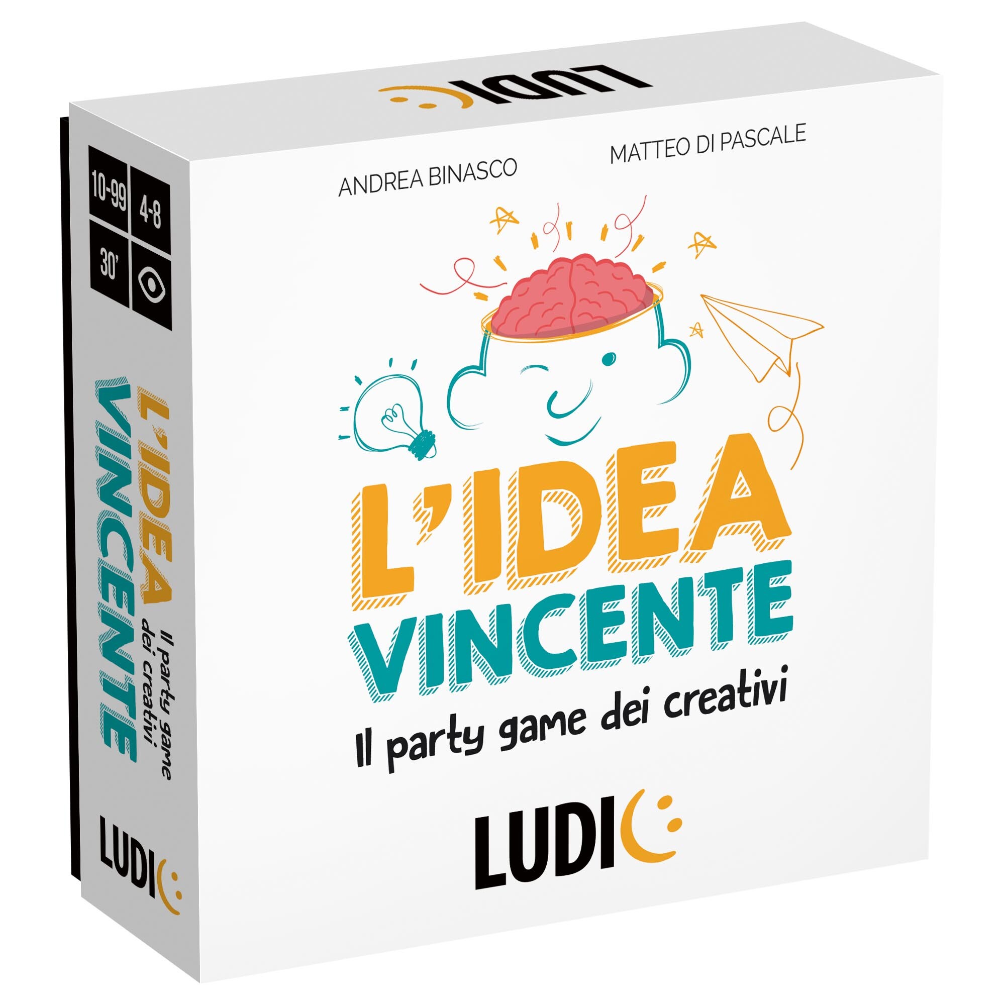 L'idea vincente. il party game dei creativi.	made in italy - LUDIC