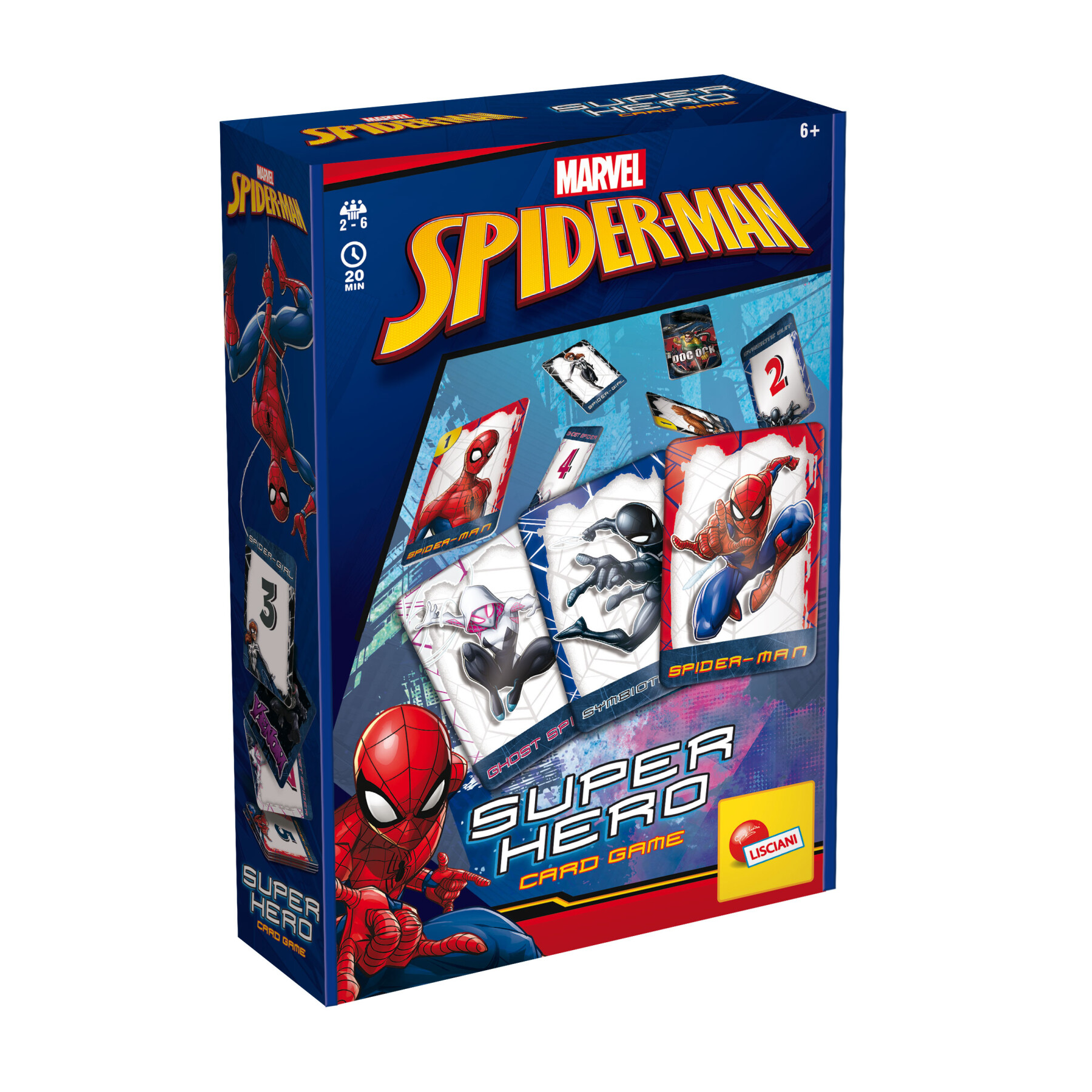 Spider-man super hero card game - LISCIANI, Avengers, Spiderman