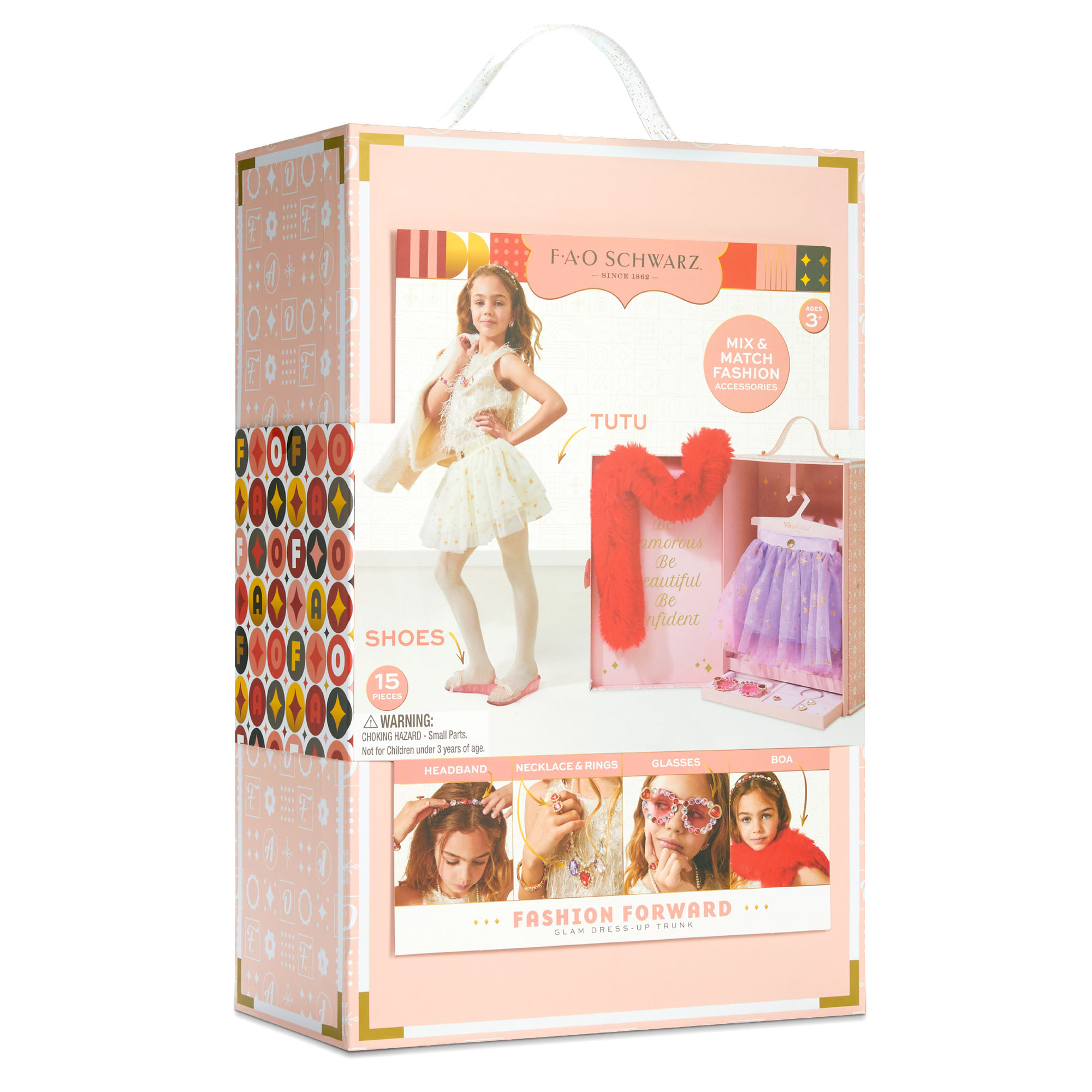 Set di vestiti glamour fashion forward glam dress-up trunk - FAO Schwarz