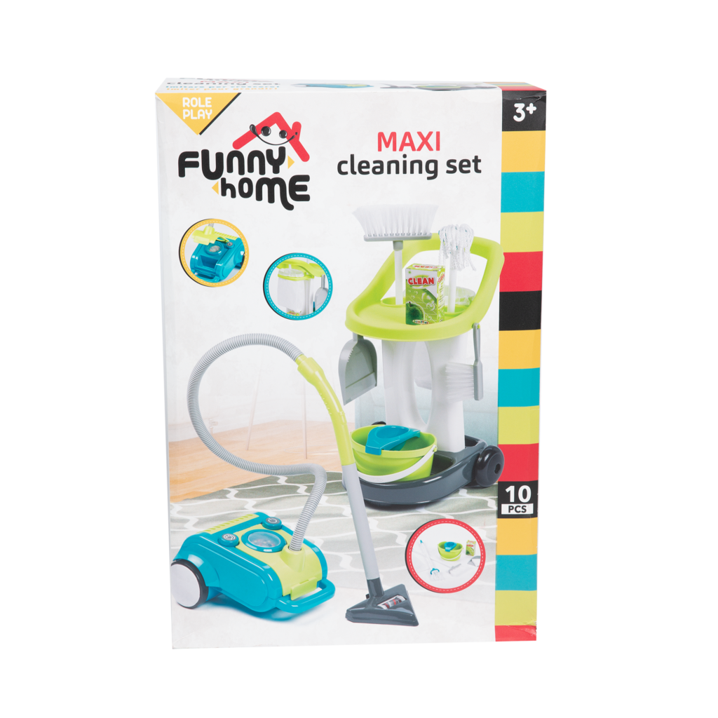 Maxi cleaning set - carrello delle pulizie - Toys Center