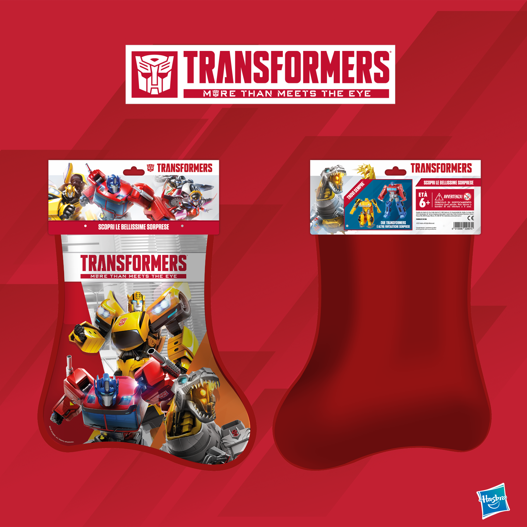 Calza Transformers della Befana 2024